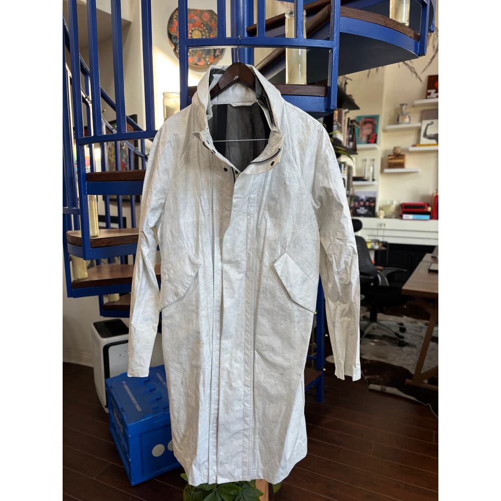 Filippa K Grey Lightweight Technical Coat Size L